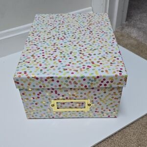 Multicolored Polka Dot Gift, Photo, or Storage Box